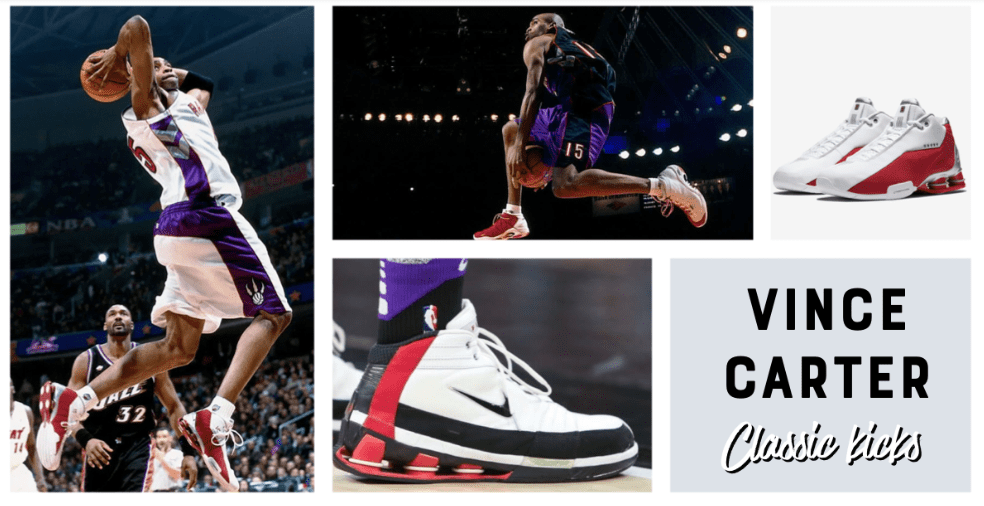 Vince Carter Career by the Shoe 